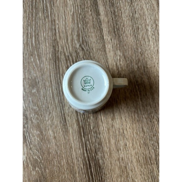 VINTAGE Kahla Porcelain Cup And Plate Circus Clown Musician Soccer Monkey RARE - Picture 8 of 8